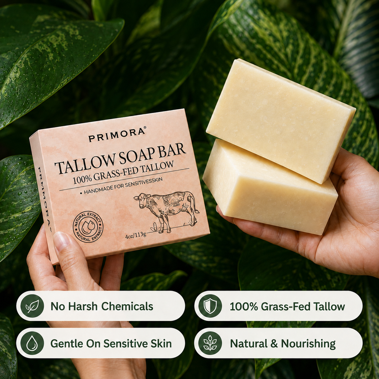 Tallow Soap Bar