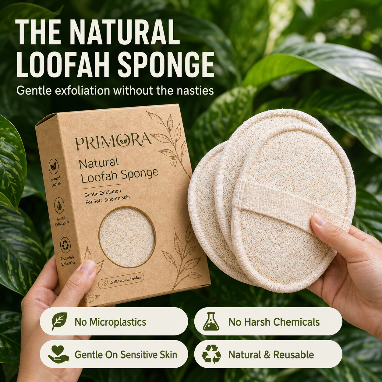 Natural Loofah Sponge